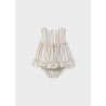 Vestido rayas con braguita bebe mayoral