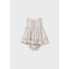Vestido rayas con braguita bebe mayoral