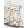 Vestido rayas con braguita bebe mayoral