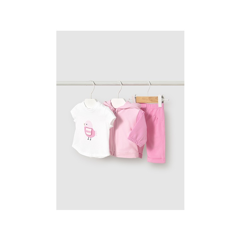 Chandal 3 piezas pollito bebe niña mayoral