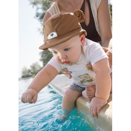 Conjunto baño con gorro osos bebe niño mayoral