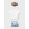 Conjunto baño con gorro osos bebe niño mayoral