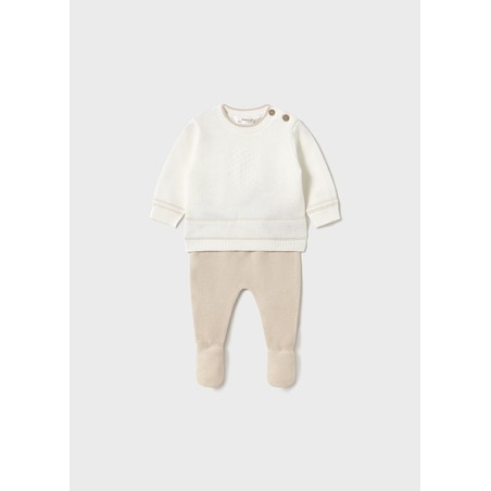 Conjunto polaina tricot bebe mayoral