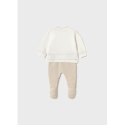 Conjunto polaina tricot bebe mayoral