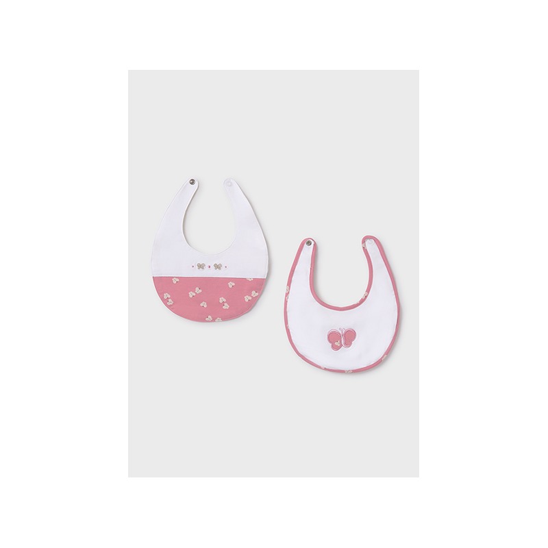 Set 2 baberos mariposas mayoral