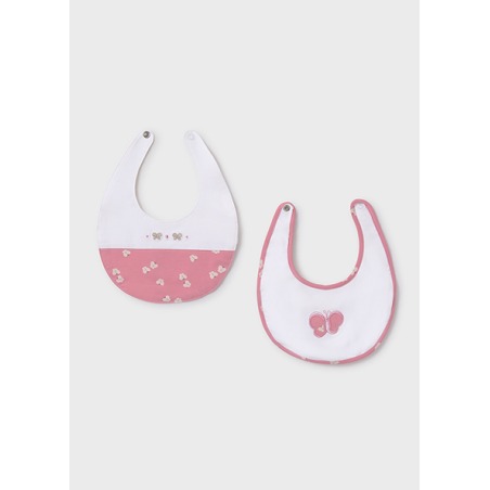Set 2 baberos mariposas mayoral