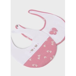 Set 2 baberos mariposas mayoral