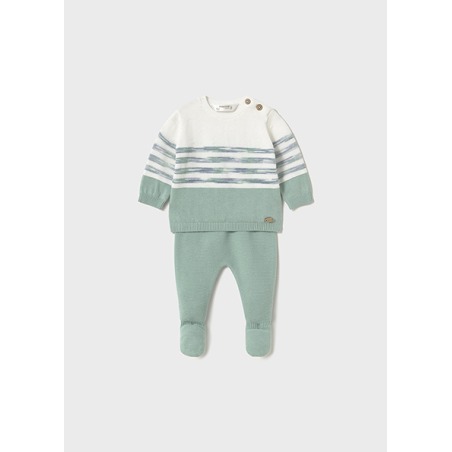 Conjunto polaina tricot bebe mayoral