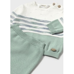 Conjunto polaina tricot bebe mayoral