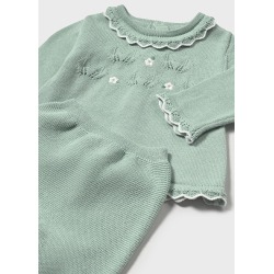 Conjunto polaina tricot bebe niña mayoral