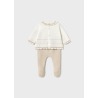 Conjunto polaina tricot bebe niña mayoral