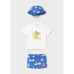 Conjunto baño con gorro...