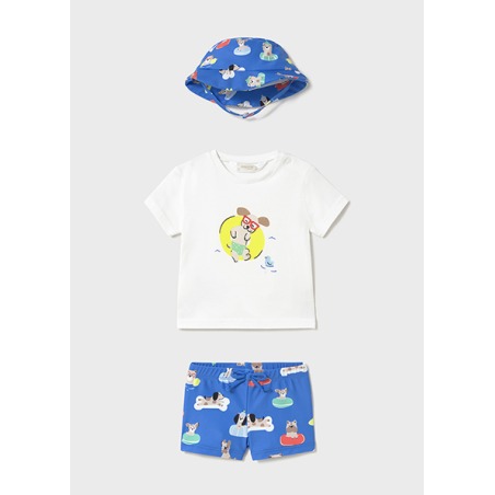 Conjunto baño con gorro bebe niño mayoral