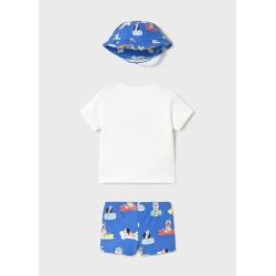 Conjunto baño con gorro bebe niño mayoral