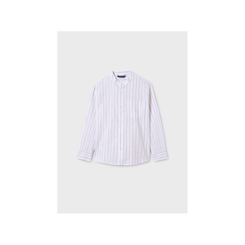 Camisa m/l cuello mao rayas chico mayoral