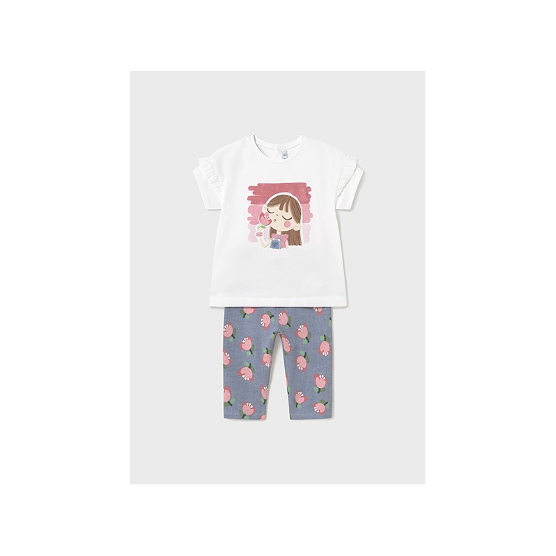 Conjunto leggings estampado bebe niña mayoral