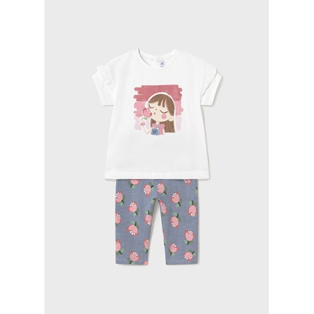Conjunto leggings estampado bebe niña mayoral