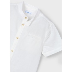 Camisa m/c cuello mao lino niño mayoral