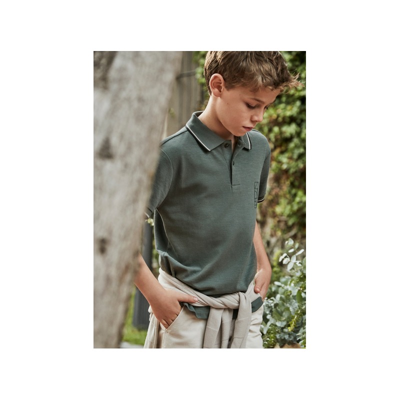 Polo m/c print chico mayoral