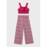 Conjunto pantalon estampado y top chica mayoral