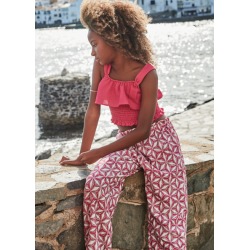 Conjunto pantalon estampado...
