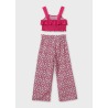Conjunto pantalon estampado y top chica mayoral
