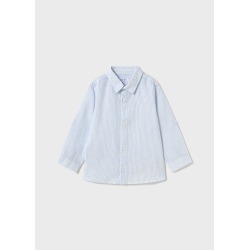 Camisa m/l lino rayas bebe...