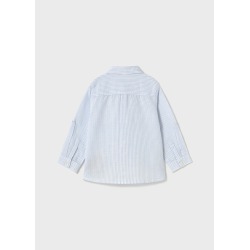 Camisa m/l lino rayas bebe niño mayoral