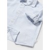 Camisa m/l lino rayas bebe niño mayoral