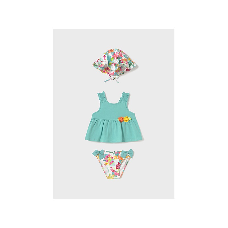 Conjunto baño 3 piezas bebe niña mayoral