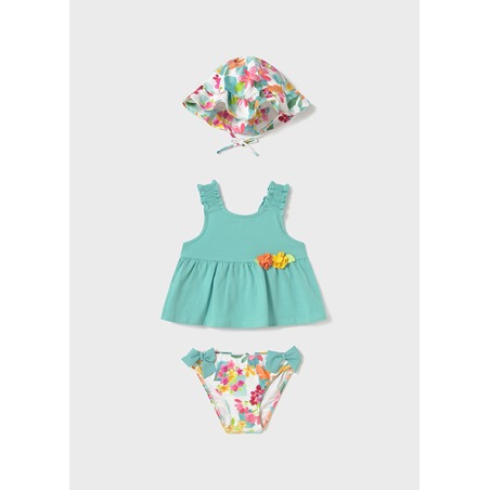 Conjunto baño 3 piezas bebe niña mayoral