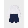 Conjunto bermuda camisa c/mao niño mayoral