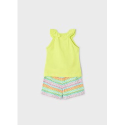 Conjunto short aplicaciones niña mayoral