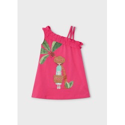 Vestido asimetrico niña mayoral