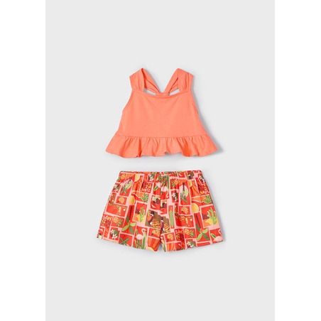 Conjunto short punto crepe niña mayoral