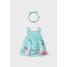 Vestido y diadema bebe niña mayoral