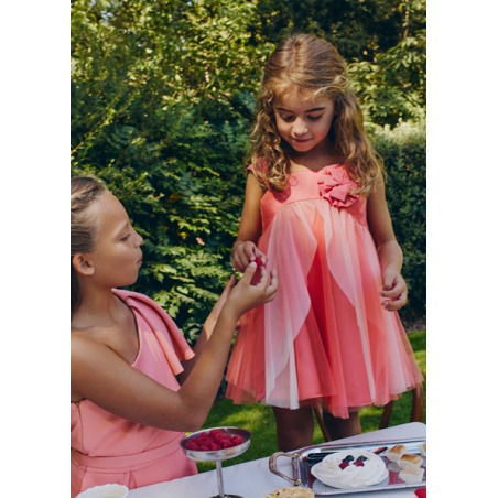 Vestido capas tul Abel&Lula