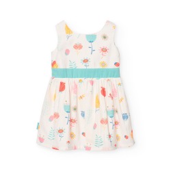 Vestido saten niña Boboli