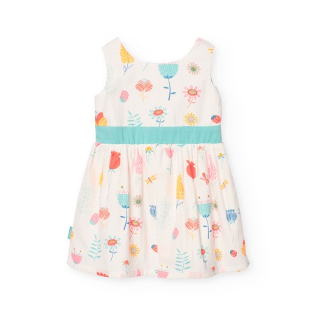 Vestido saten niña Boboli