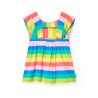 Vestido de punto niña multicolor Boboli
