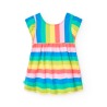 Vestido de punto niña multicolor Boboli