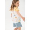 Falda-short denim niña Boboli