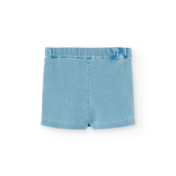 Falda-short denim niña Boboli