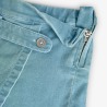 Falda-short denim niña Boboli