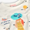 Conjunto camiseta y pantalón corto punto niña Boboli
