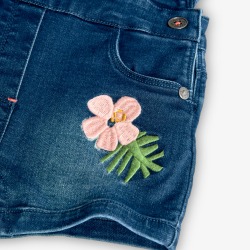 Peto punto detalle flores niña Boboli