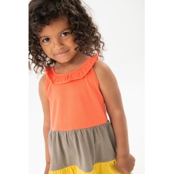 Vestido punto niña con...