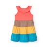Vestido punto niña con volantes Boboli
