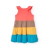 Vestido punto niña con volantes Boboli