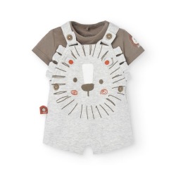 Peto leon con camiseta bebe niño Boboli